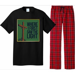 Christian Faithbased Cross Design Pajama Set