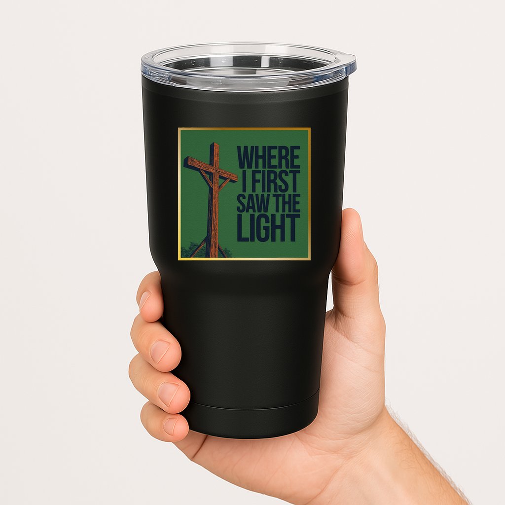 Christian Faithbased Cross Design Tumbler