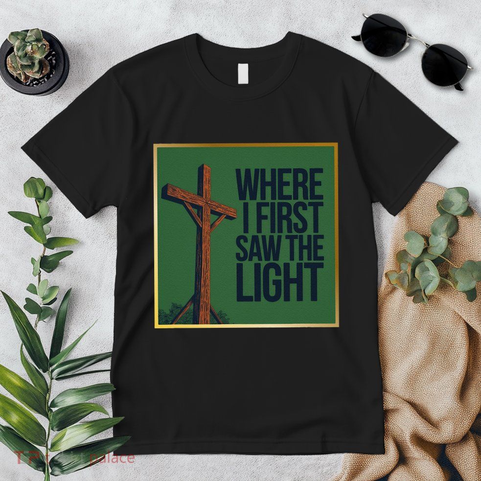 Christian Faithbased Cross Design Premium T-Shirt