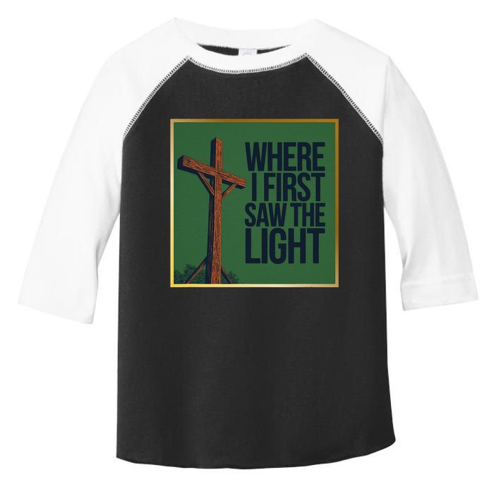 Christian Faithbased Cross Design Toddler Fine Jersey T-Shirt