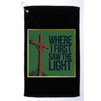 Christian Faithbased Cross Design Golf Towel
