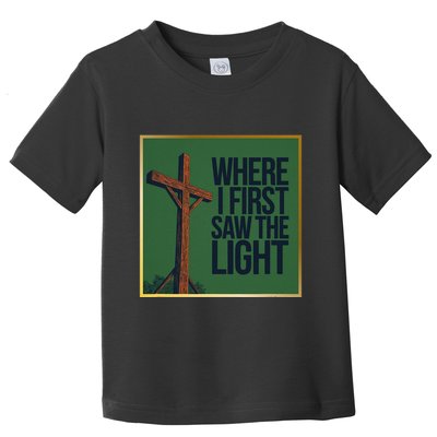 Christian Faithbased Cross Design Toddler T-Shirt