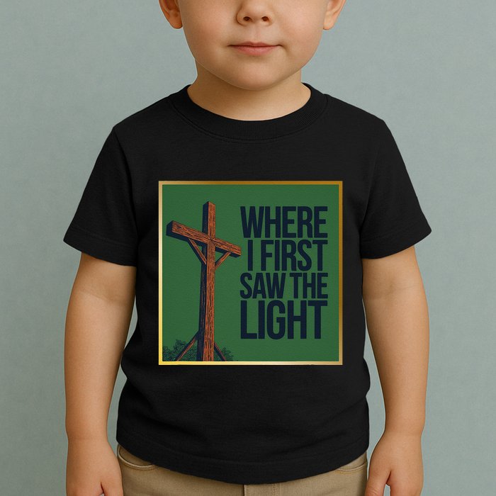 Christian Faithbased Cross Design Toddler T-Shirt