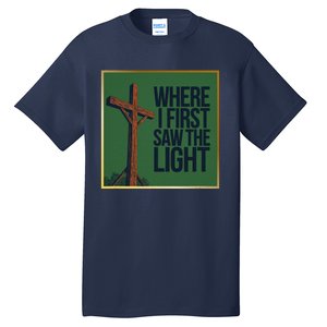 Christian Faithbased Cross Design Tall T-Shirt