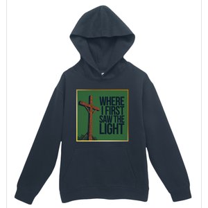 Christian Faithbased Cross Design Urban Pullover Hoodie