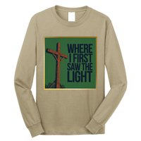 Christian Faithbased Cross Design Long Sleeve Shirt