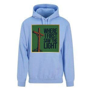 Christian Faithbased Cross Design Unisex Surf Hoodie