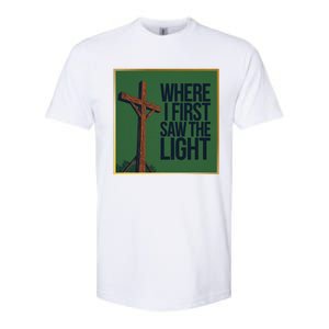 Christian Faithbased Cross Design Softstyle CVC T-Shirt