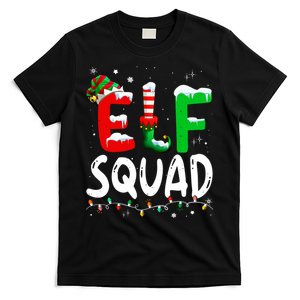 Cute Family Christmas Matching Pajamas Xmas Elf Squad T-Shirt