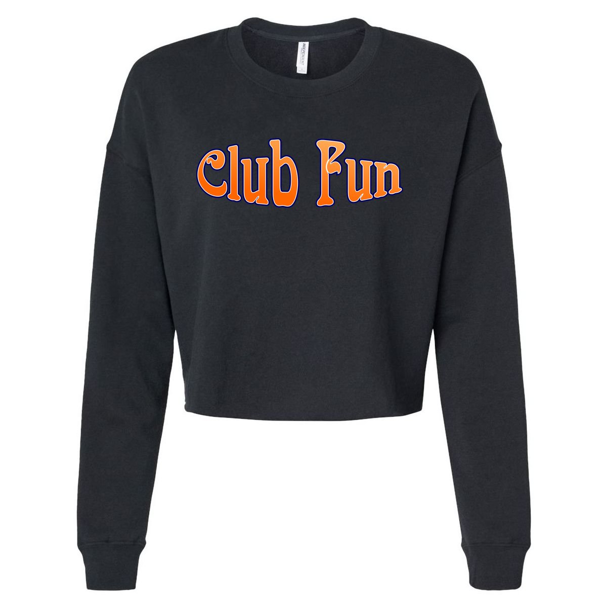 Club Fan Cropped Pullover Crew