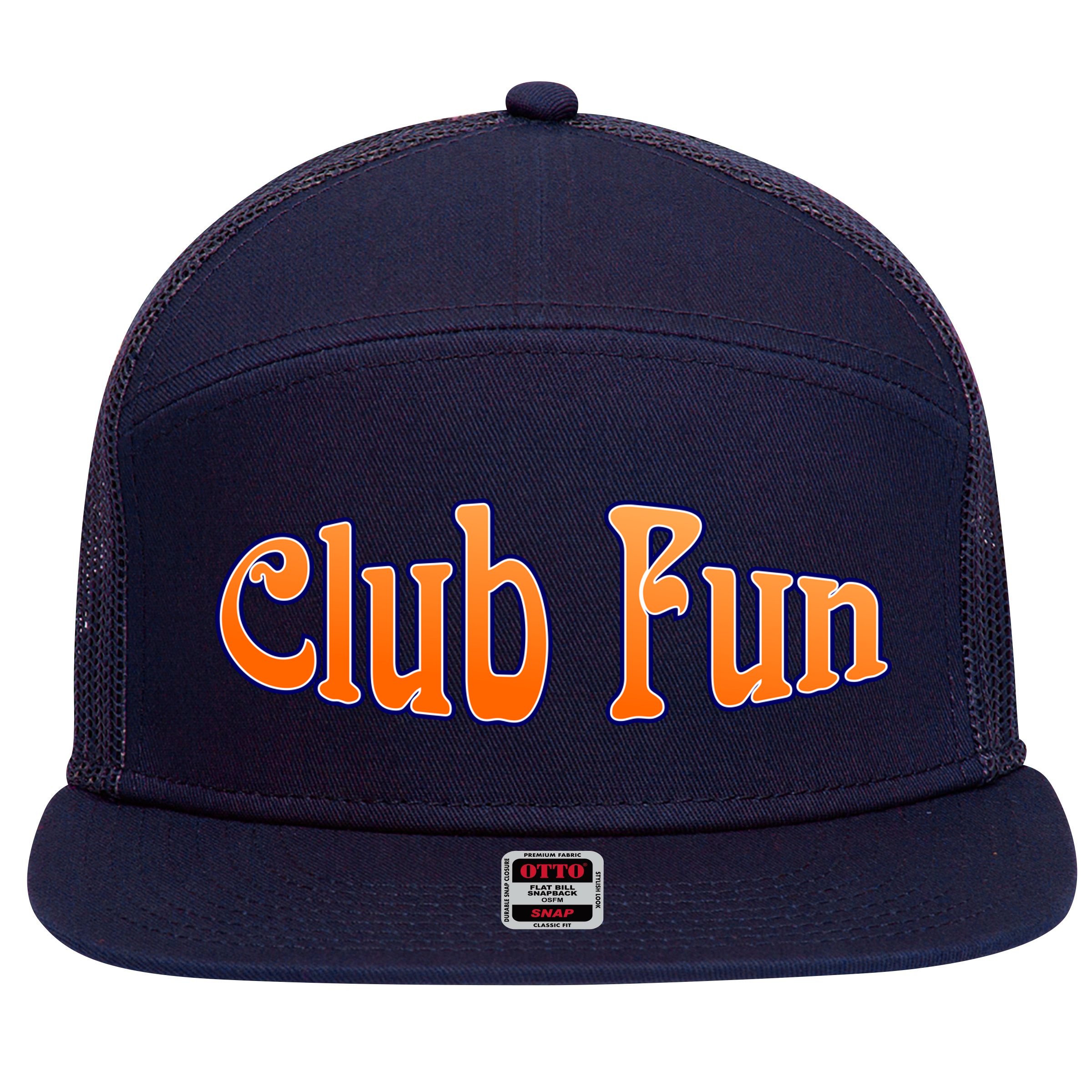 Club Fan 7 Panel Mesh Trucker Snapback Hat