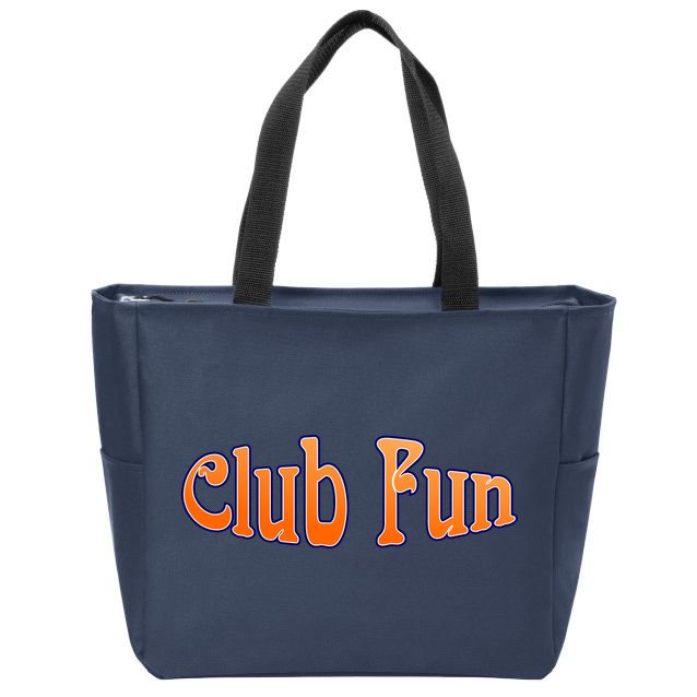 Club Fan Zip Tote Bag