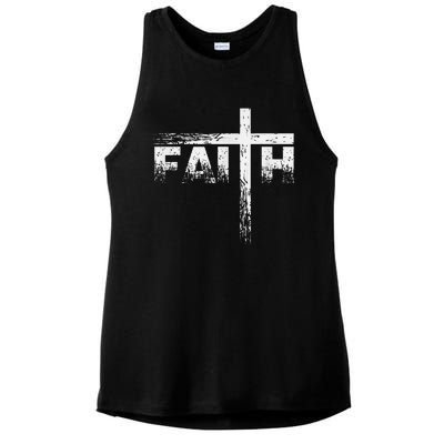 Christian Faith & Cross Christian Faith Ladies PosiCharge Tri-Blend Wicking Tank