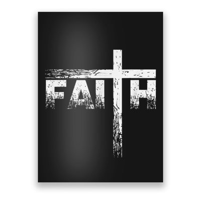 Christian Faith & Cross Christian Faith Poster