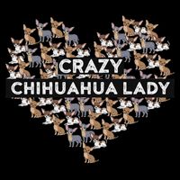 Chihuahua Funny Crazy Chihuahua Lady Stripe Pom Pom Beanie