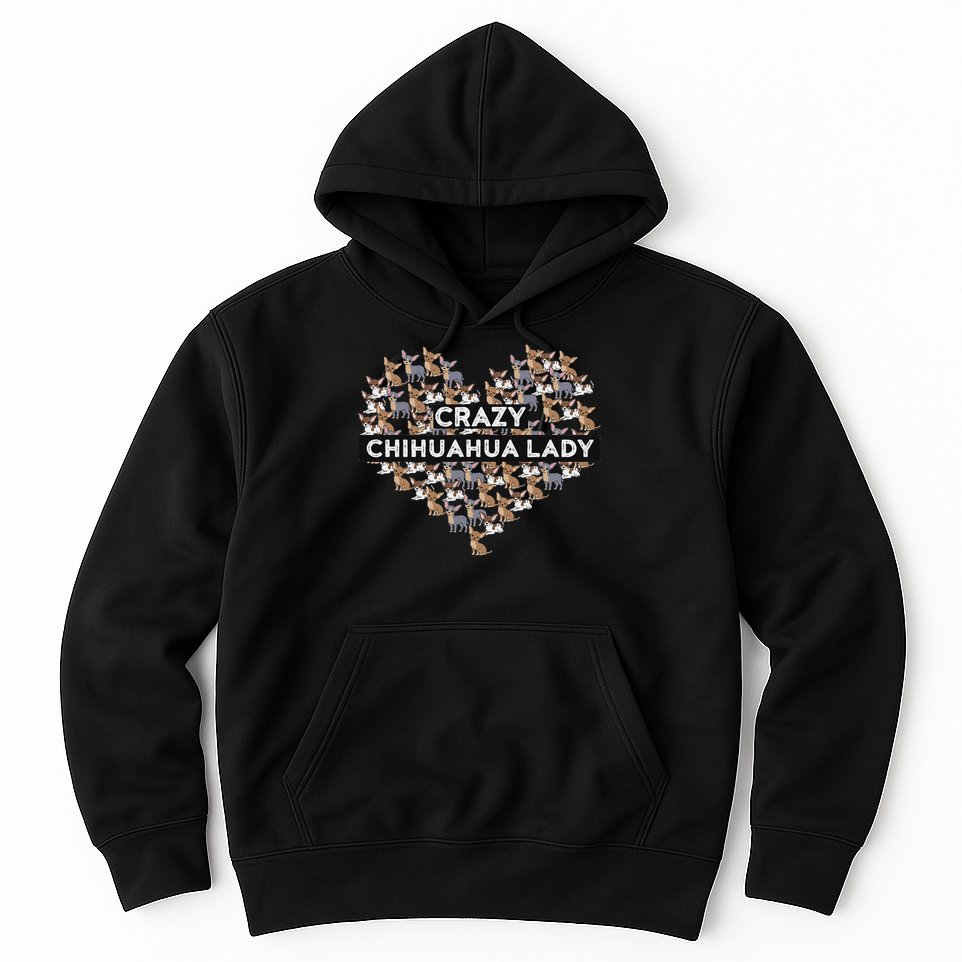 Chihuahua Funny Crazy Chihuahua Lady Hoodie