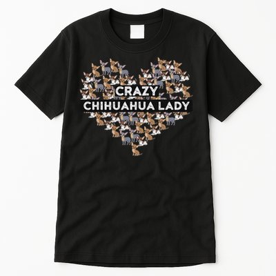 Chihuahua Funny Crazy Chihuahua Lady Tall T-Shirt