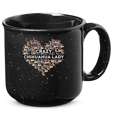 Chihuahua Funny Crazy Chihuahua Lady 15oz Campfire Ceramic Mug