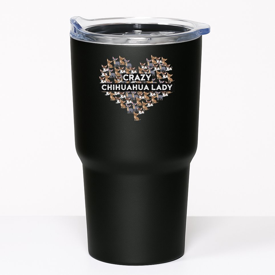 Chihuahua Funny Crazy Chihuahua Lady Tumbler