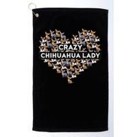 Chihuahua Funny Crazy Chihuahua Lady Golf Towel
