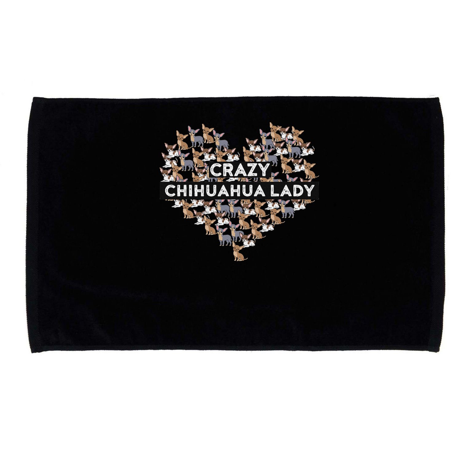 Chihuahua Funny Crazy Chihuahua Lady Microfiber Hand Towel