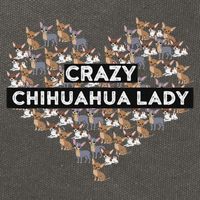 Chihuahua Funny Crazy Chihuahua Lady Cotton Canvas Backpack