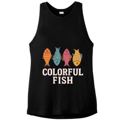 Colorful Fish Ladies PosiCharge Tri-Blend Wicking Tank