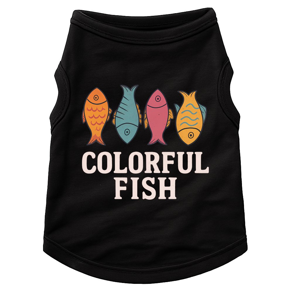Colorful Fish Doggie Tank