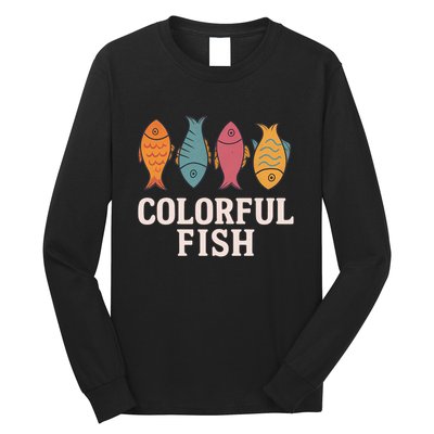 Colorful Fish Long Sleeve Shirt