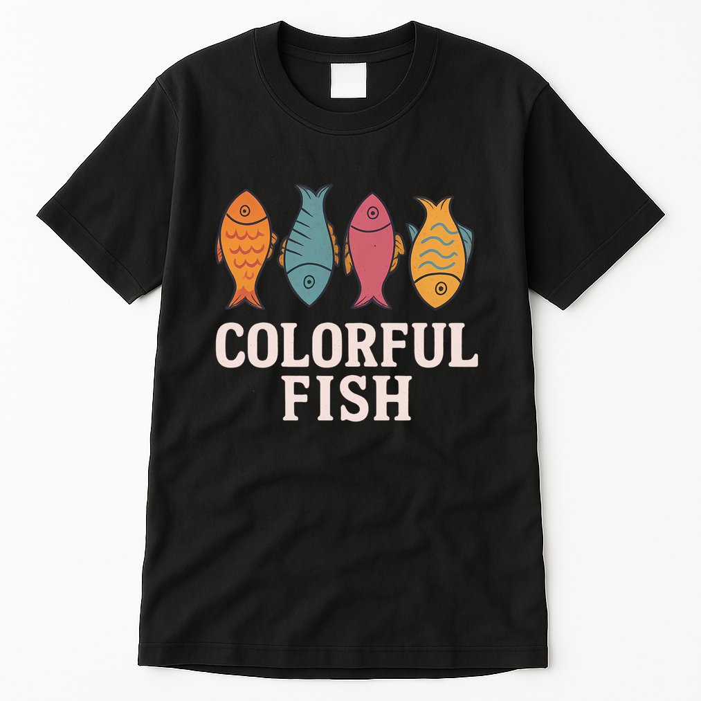 Colorful Fish Tall T-Shirt
