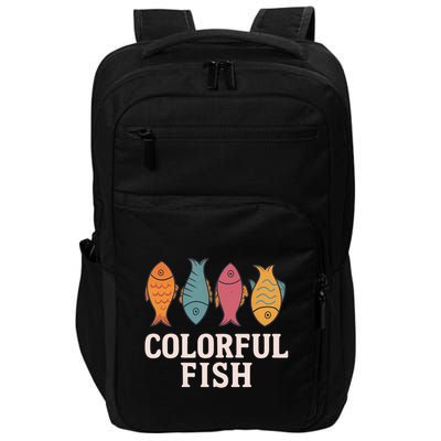 Colorful Fish Impact Tech Backpack
