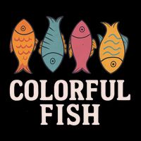 Colorful Fish Bucket Hat