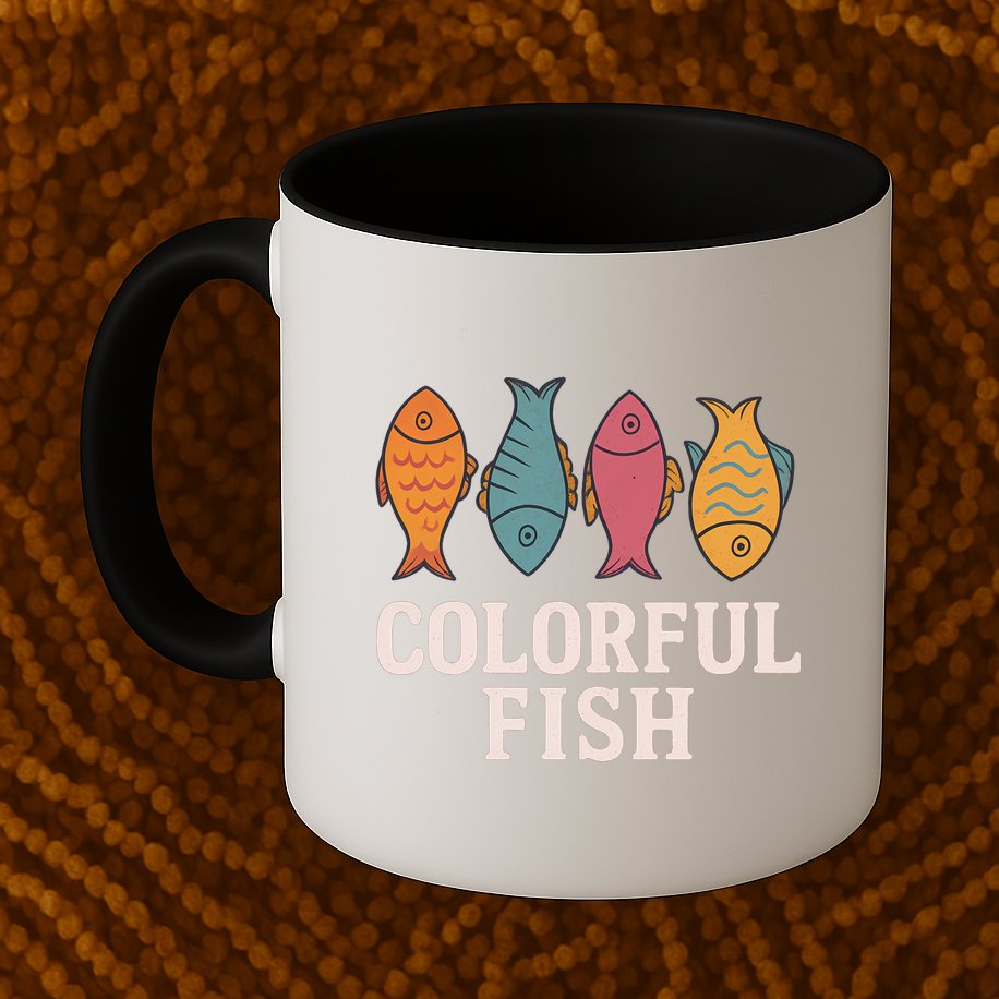 Colorful Fish Mug