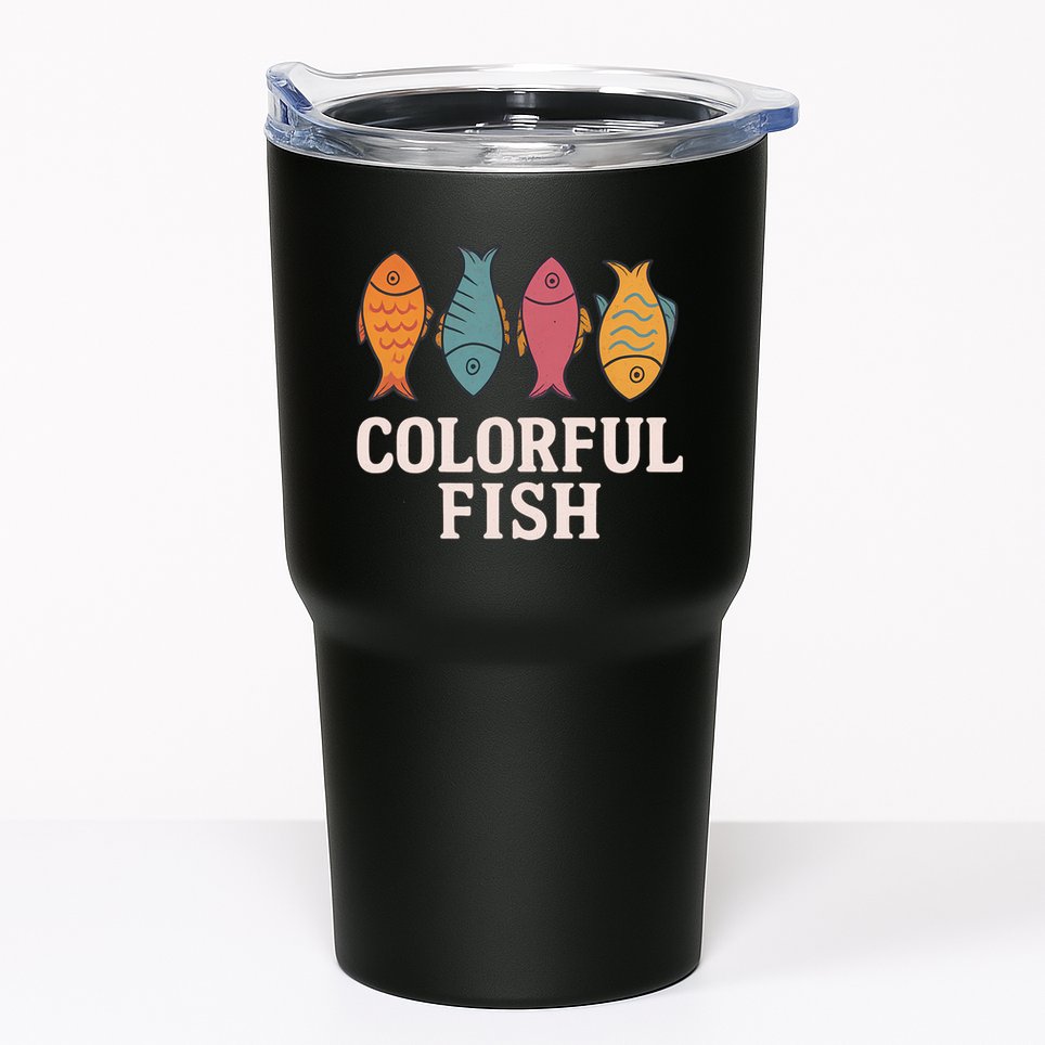 Colorful Fish Tumbler
