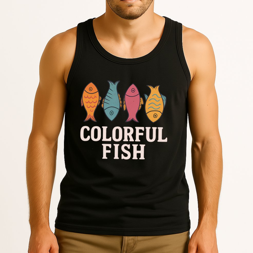 Colorful Fish Tank Top