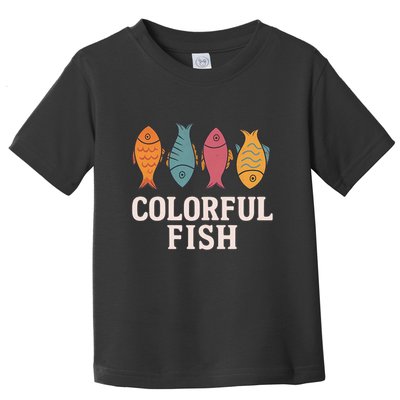 Colorful Fish Toddler T-Shirt