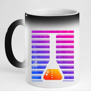 Chemistry Flask Chemical Engineer 11oz Black Color Changing Mug