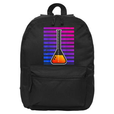 Chemistry Flask Chemical Engineer 16 in Basic Backpack