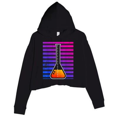 Chemistry Flask Chemical Engineer Crop Fleece Hoodie