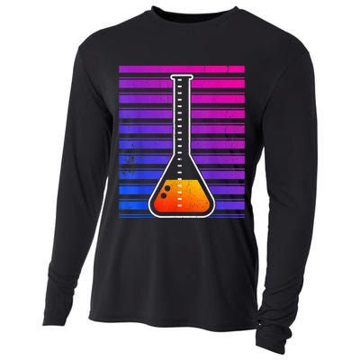 Chemistry Flask Chemical Engineer Cooling Performance Long Sleeve Crew