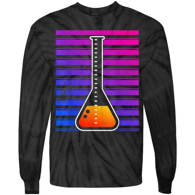 Chemistry Flask Chemical Engineer Tie-Dye Long Sleeve Shirt