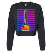 Chemistry Flask Chemical Engineer Cropped Pullover Crew
