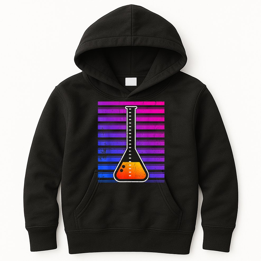 Chemistry Flask Chemical Engineer Kids Hoodie