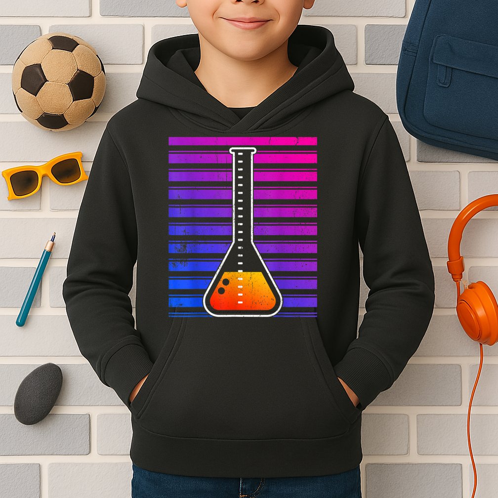 Chemistry Flask Chemical Engineer Kids Hoodie