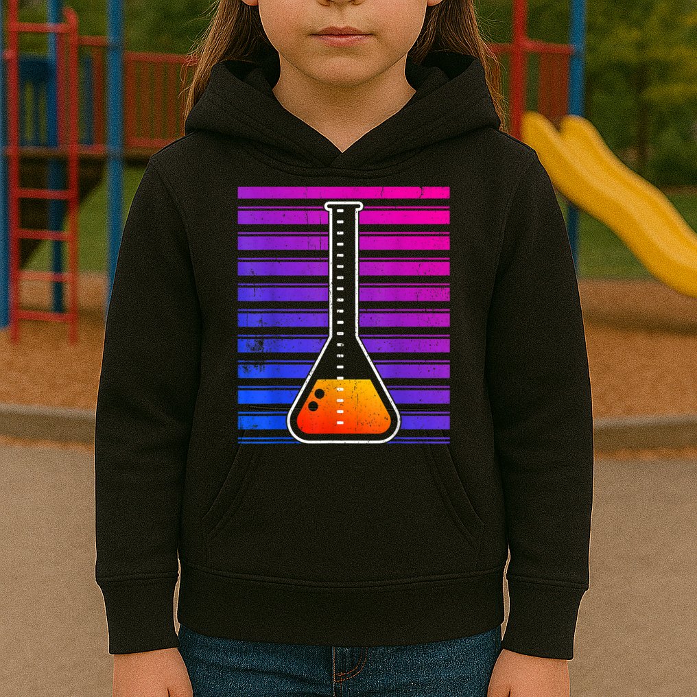 Chemistry Flask Chemical Engineer Kids Hoodie