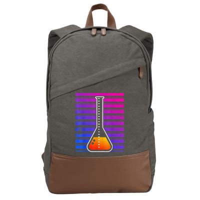 Chemistry Flask Chemical Engineer Cotton Canvas Backpack