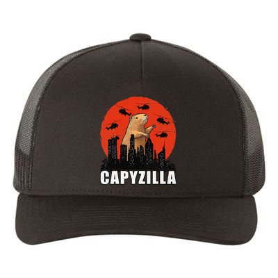Capybara Funny Capybara Rodent Capyzilla Funny Yupoong Adult 5-Panel Trucker Hat
