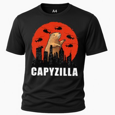Capybara Funny Capybara Rodent Capyzilla Funny Performance Shirt
