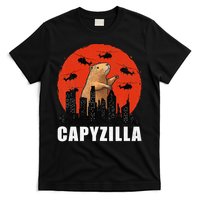 Capybara Funny Capybara Rodent Capyzilla Funny T-Shirt