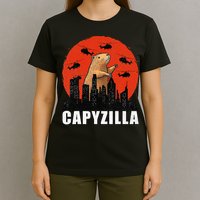 Capybara Funny Capybara Rodent Capyzilla Funny T-Shirt